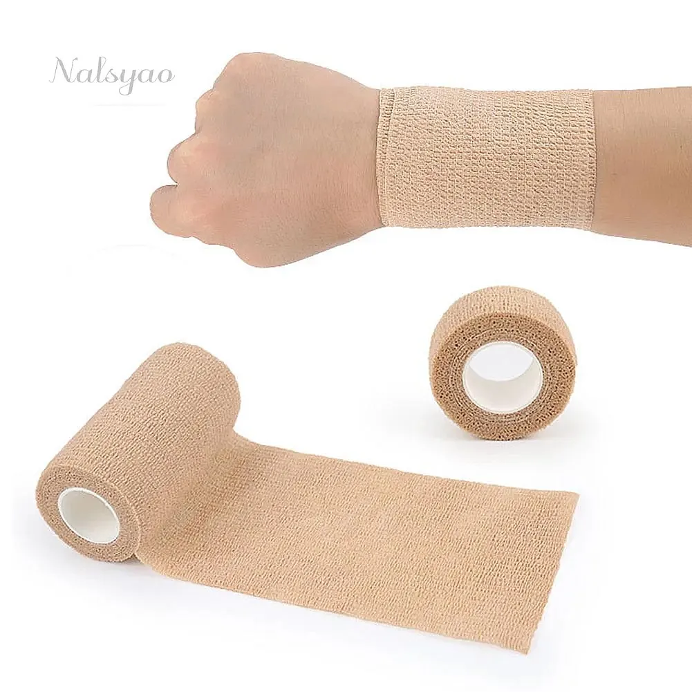 5個入り 2.5/5/7.5/10cm 自己粘着性弾性包帯  - Wrist Wrap Support のレビューと価格