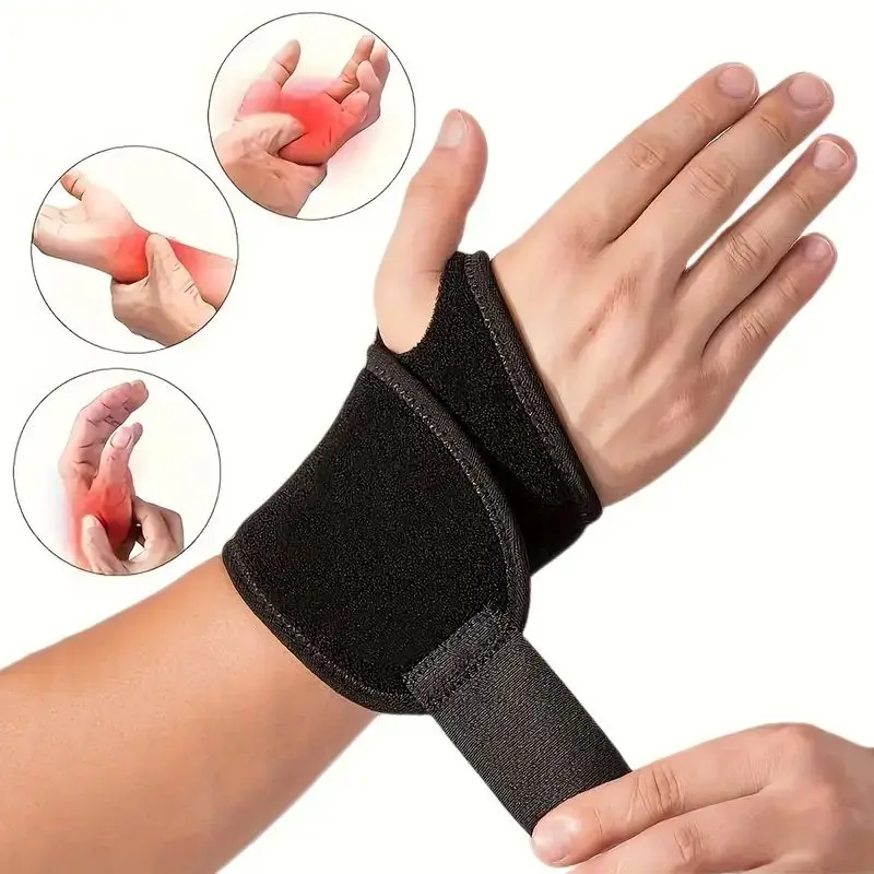 男性と女性のための調節可能な手首装具,ラップストラップ,手根 - Wrist Wrap Support のレビューと価格