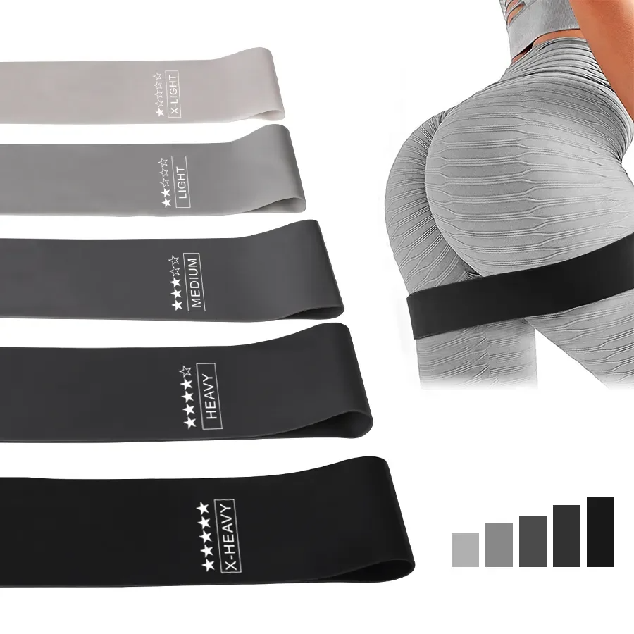 5段階の抵抗レベルのエクササイズフィットネスゴムバンド、ミニ - Crossfit Training Gear のレビューと価格