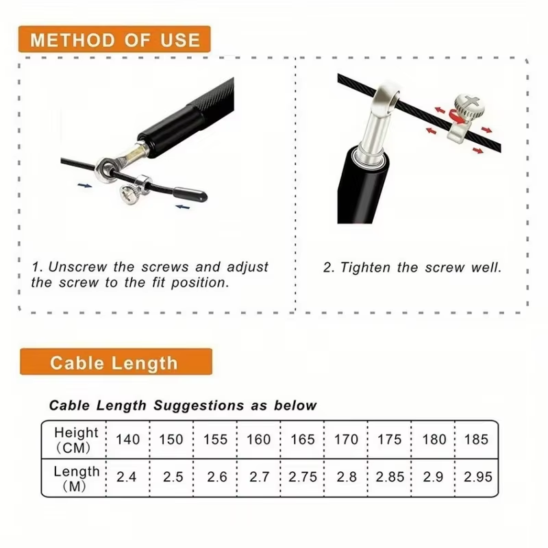 鋼線縄跳びフィットネススポーツ用品ベアリング縄跳び中学生トレ - Skipping Rope Pvc のレビューと価格