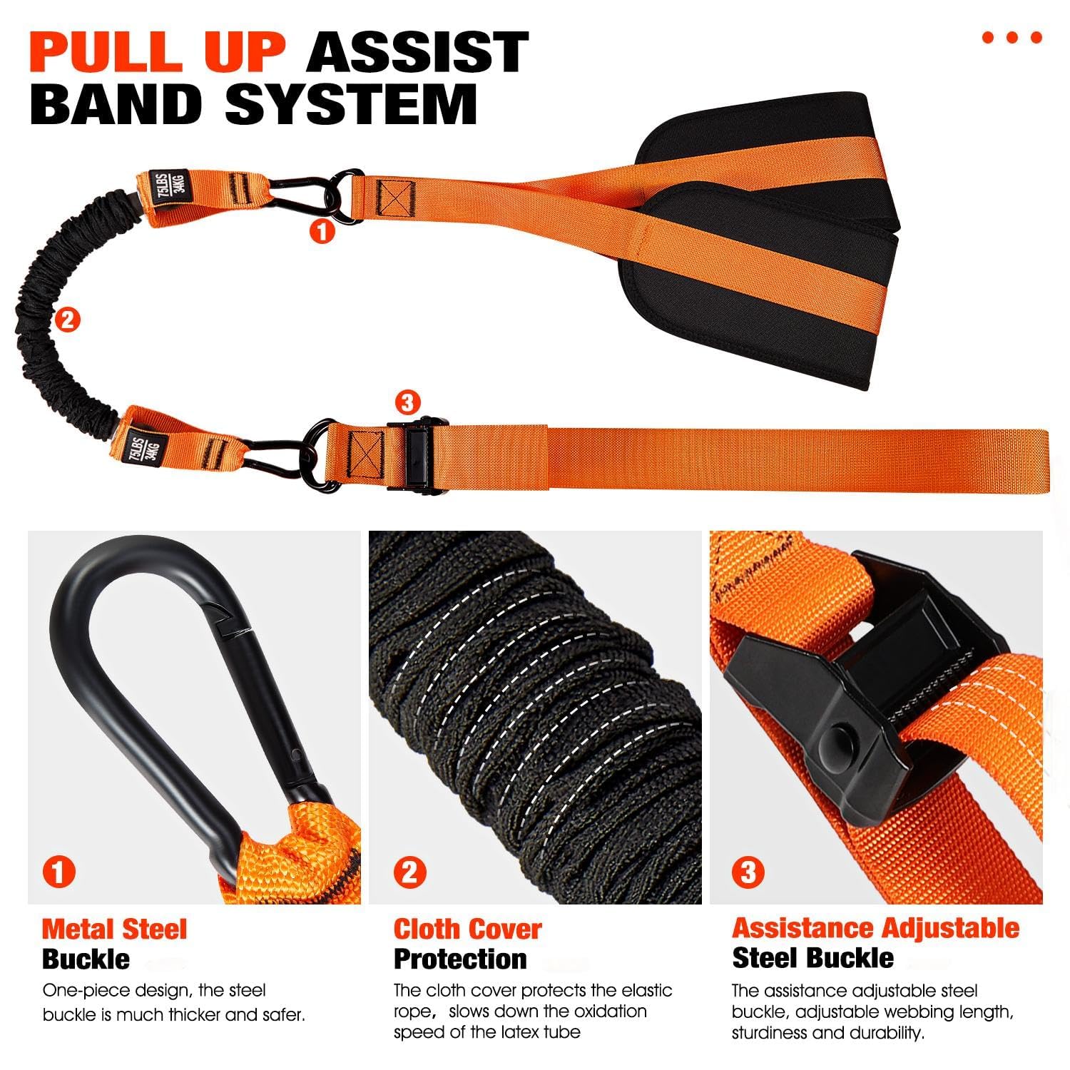 プルアップ補助バンド、プルアップ用高耐久性レジスタンスバンド - Pull Up Assist Band のレビューと価格